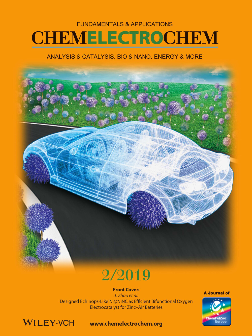 ChemElectroChem同濟大學專刊封面 科研之美，視覺與創新的交響